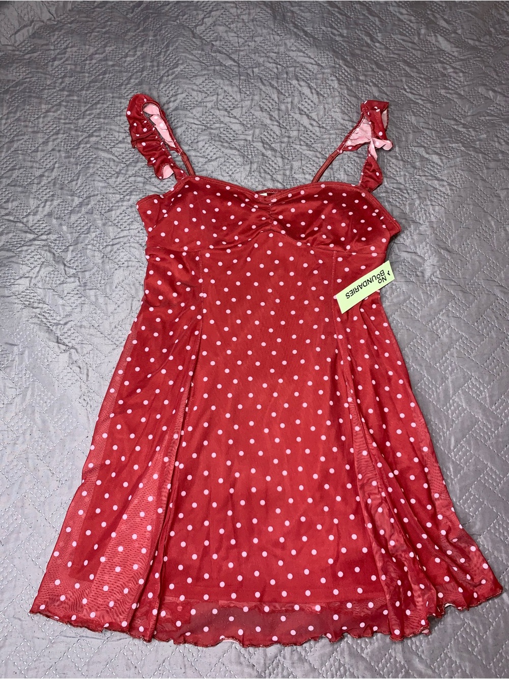 No Boundaries Red Polka Dot Mini Dress